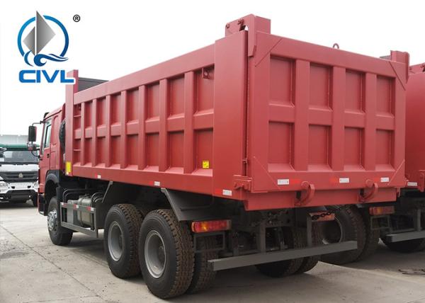 336hp LHD  Commercial Dump Truck 6x4 Tipper truck for sale SINOTRUK HOWO ZZ3257N3447A Single Berth For Mining