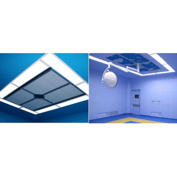 Electrolytic Steel Plate Laminar Flow Ceiling for Operating Room YANING ISO Certificated