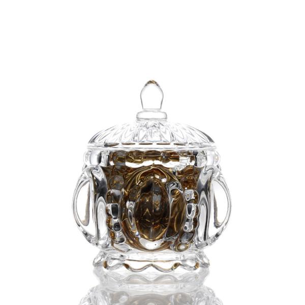 China Wholesale Eco-Friendly Pattern Clear Transparent Candy Storage Canister