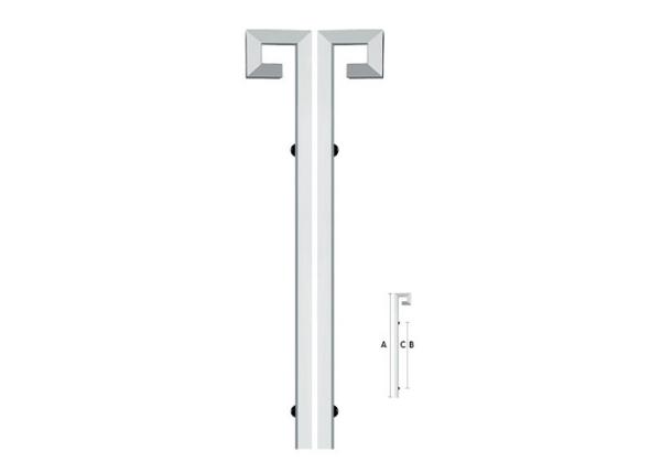 Punhos de aço inoxidável para o puxador da porta de vidro SS304 das gavetas dos armários dos armários