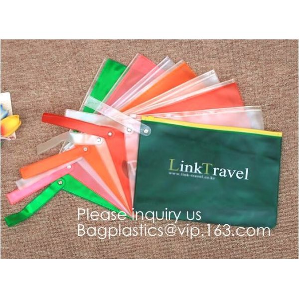 Eco-Friendly Transparent Soft EVA Plastic Cosmetic Packaging Bags With Zipper Top,EVA Plastic Durable Cosmetic Bagease