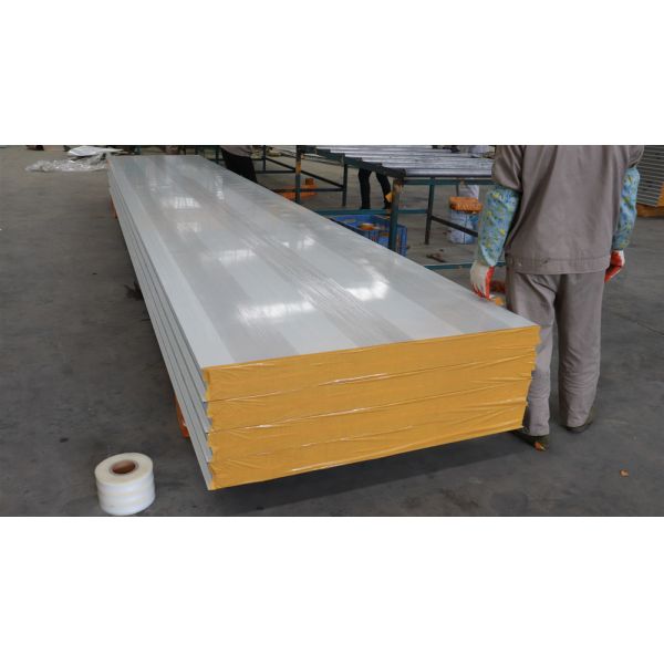 Wholesale Price Sound Absorption Rock Wool Sandwich Panel Insulated Sandwich Panels