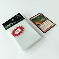 Capas de cartão de cor branca PP 66x91mm polipropileno para jogos MTG