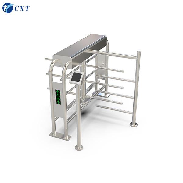 Automatic Full Height Turnstile with Brushless Motor and Corrosion Resistant 304 Stainless Steel for High Security Access Control