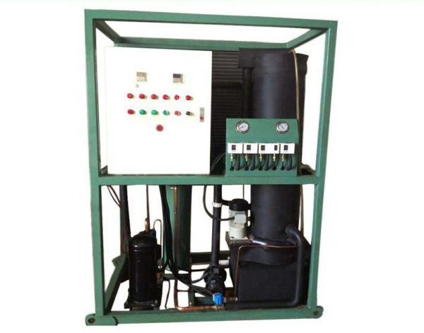Air Cooling 7T 35mm Ice Tube Maker Machine , Stainless Steel Ice Maker