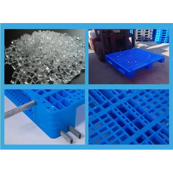 Паллеты HDPE европейские стандартные 3 паллета бегунов реверзибельных пластиковых