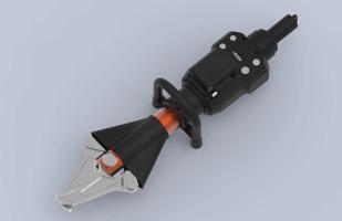 Cisaille électro-hydraulique de secours pour charges lourdes