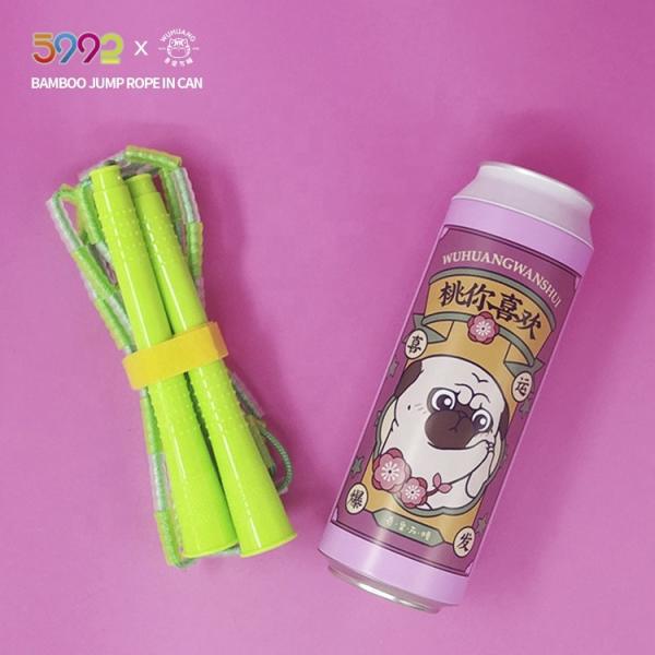 Portable Skipping Adjustable Jump Rope Eco Friendly PVC DTY