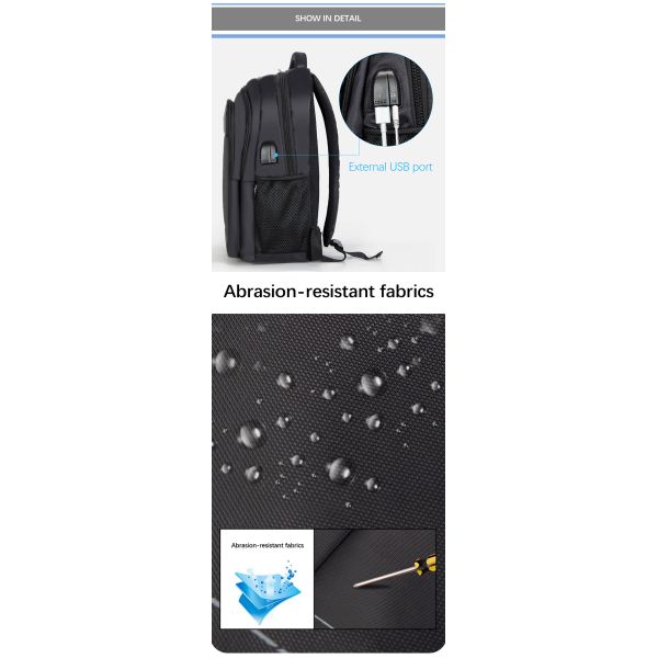 Sympathybag Travel Business Backpacks Wear Resistant Computer Laptop Bags Wholesale