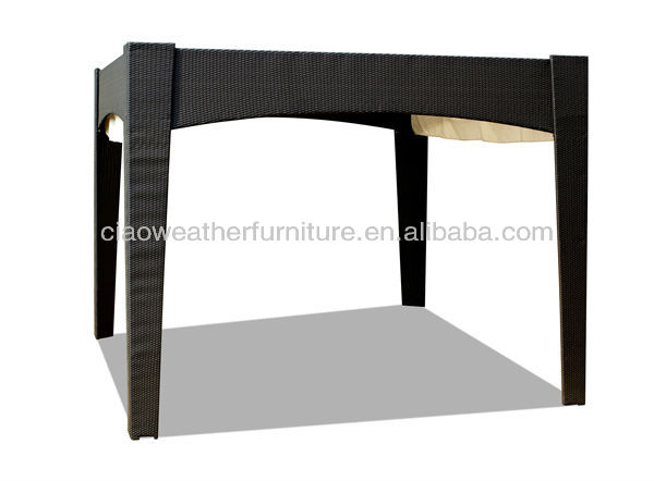 Outdoor Polycarbonate Gazebo Garden Tent Featuring Alu Roof Material and Optional Arches