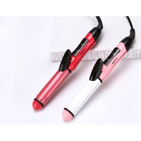 Tourmaline Ceramic Electric Hair Curler 2 In 1 Dual Voltage 110-220V Ultralight