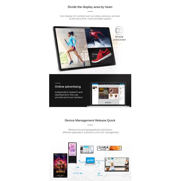 касание инфракрасн 55 дюймов взаимодействующее показывает 1920 x 1080 FHD 10 пунктов монитора андроида