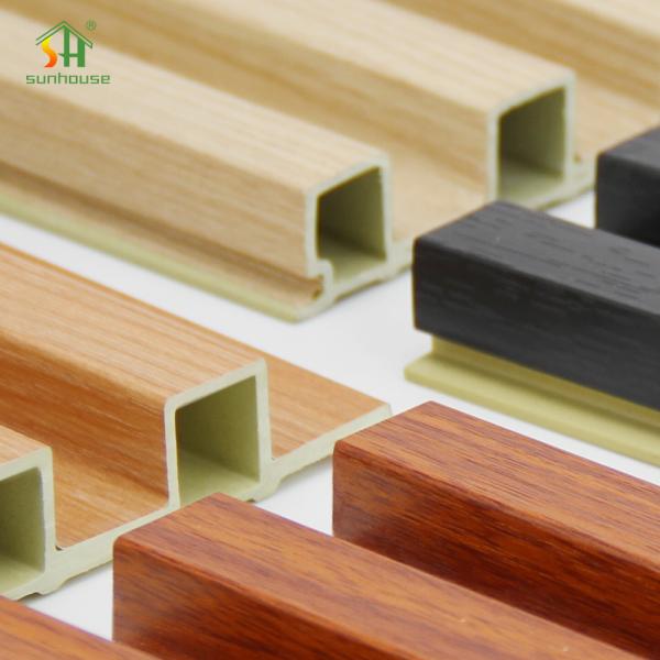 New Design Bamboo WPC Wall Panel Moisture-Proof Fire Retardant Waterproof Eco-Friendly Customized Color and Sizes for Indoor Outdoor Use