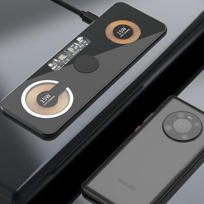 Trending Products 2023 New Arrivals Transparent 3 In 1 Wireless Charger Pad For Phone Fast Quick Charging