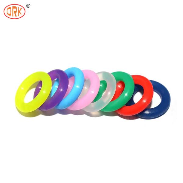ORK Anéis de silicone de cor industrial de alta temperatura