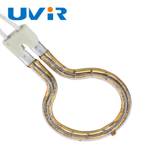 220V 450W Gold Ring Infrared Halogen Lamp 606mm Diameter