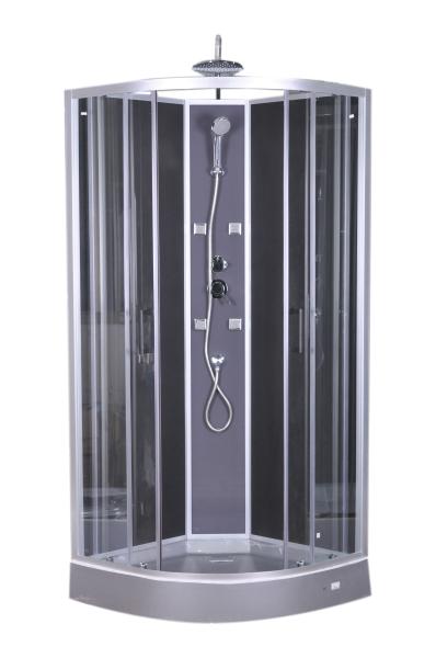Cerco residencial comercial do chuveiro de 850 x 850 quadrantes com jatos da massagem