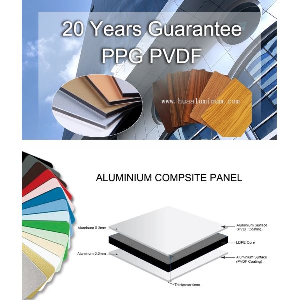 Outdoor Silver Brushed ACP Aluminium Composite Panel 1220mm