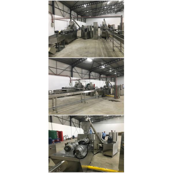 Comida de perro, bocados de la carne de Trainning del perro que hacen la máquina