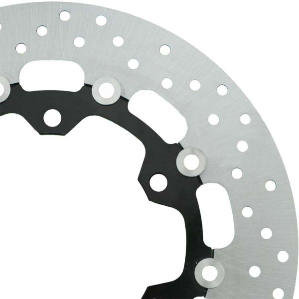 Customized Front 300mm Brake Disc for Hyosung GV 650 Aquilia in Natural Color Black