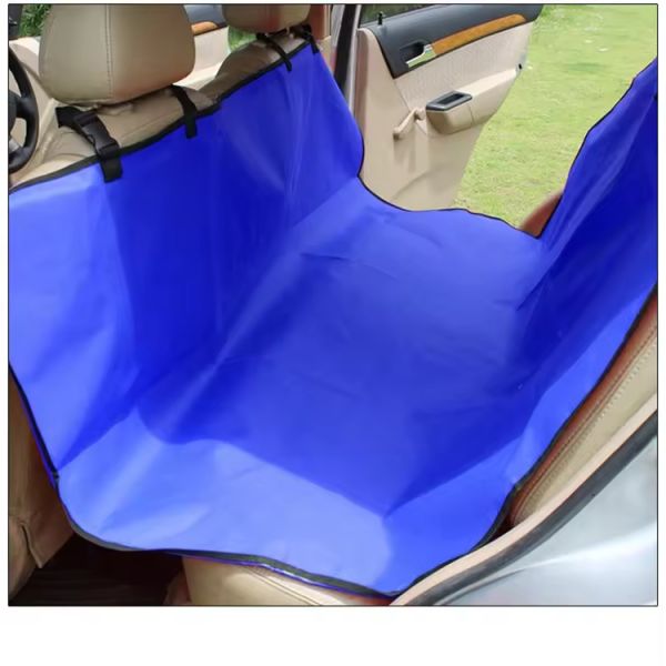 Customized Dog Back Seat Covers Durable Pet Car Seat Covers With Leash Folding Feeding Bowl