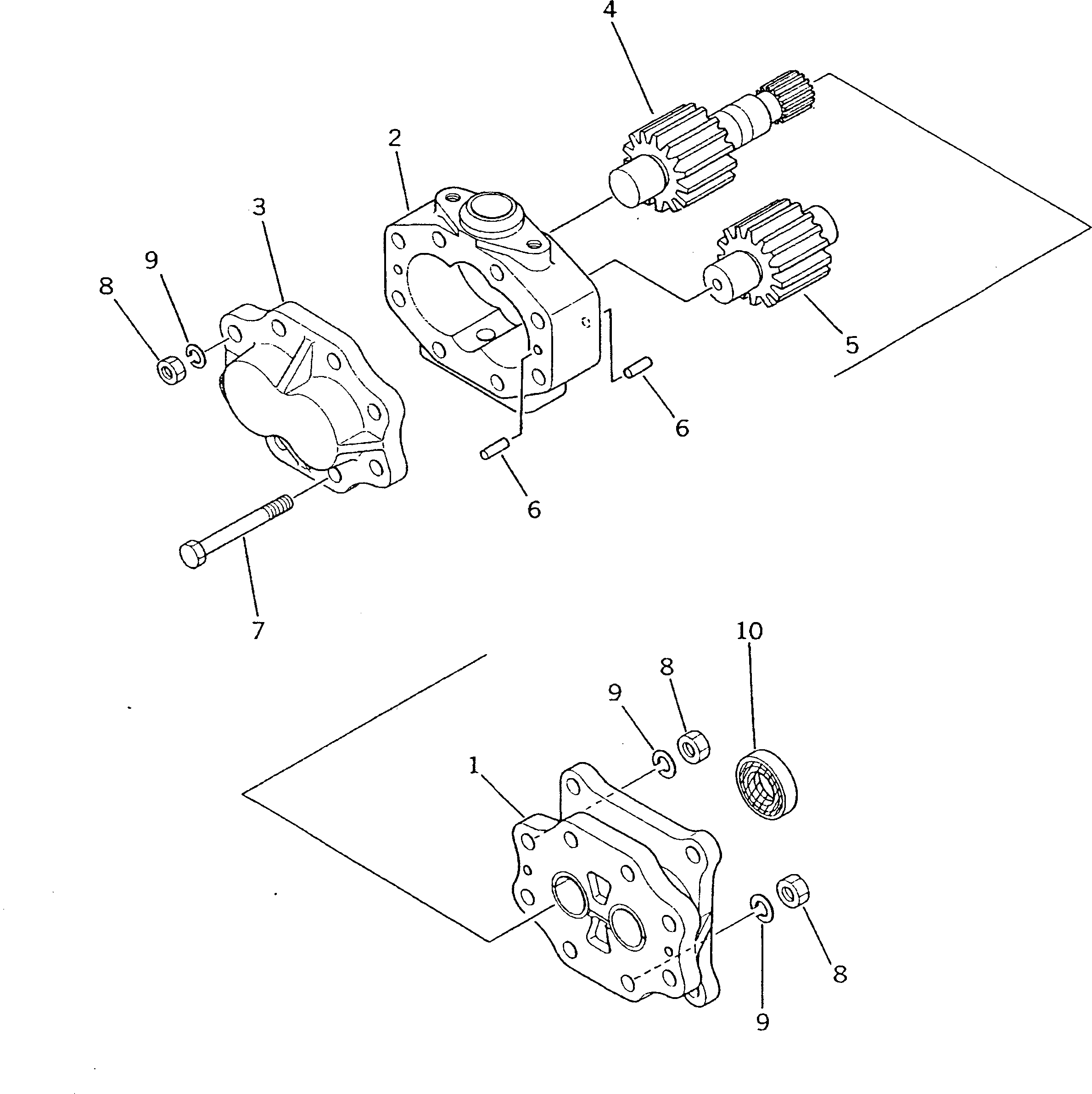 07436-72202 07436-72201 For Komatsu D135A-1 D135A-2 D80A-18 D80P-18 D85A-21BULLDOZERS Hydraulic Gear pumps Piston Pump STEERING AND TRANSMISSION OIL PUMP HYDRAULIC PUMP PUMP ASSY Aftermarket Original