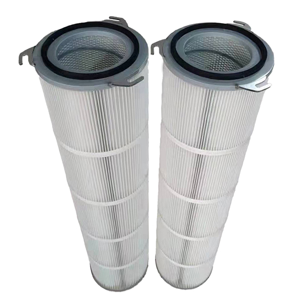 Industrial Cylindrical Dust Collector Filter PTFE Film Antistatic 100 Micron