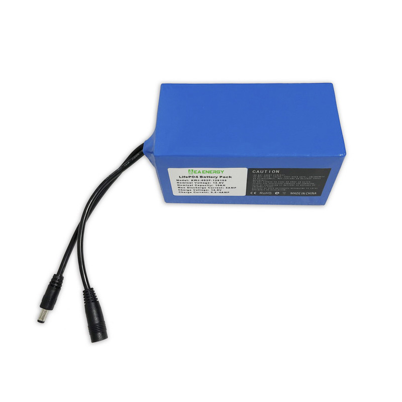 перезаряжаемые блока батарей цикла 12.8V 10Ah глубокое построенное в 10A BMS
