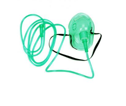 DEHP Free Plastic Elongated Oxygen Mask Medical Grade PVC