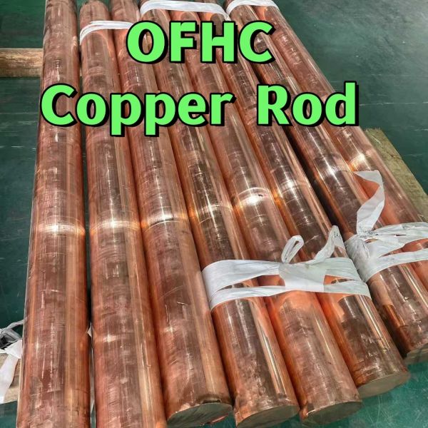 OFHC Copper Rod Formula: Cu - OFHC Percentage Purity: 99.95% Diameter: 50mm Length 1000mm