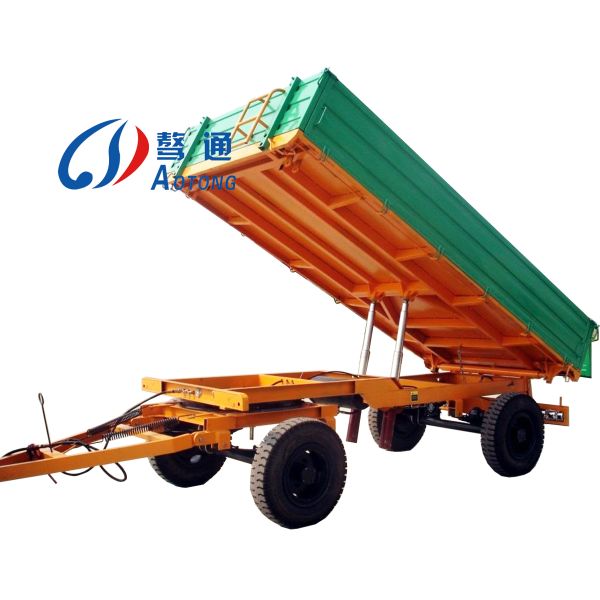 12R22.5 Шина 20т 30т Заградительный прицеп Грузовой тягач Гидравлический отвал полный прицеп