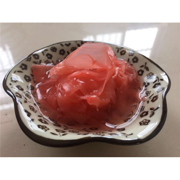 New Crop Bag Packing Pickled Vegetable Pink Spicy Sour Sweet Sushi Ginger Slice Product Immediately