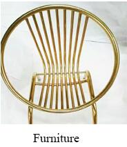 Furniture Titanium Nitride PVD  Coating Machine , SS furniture PVD arc plating machine, Multi arc coating equipment