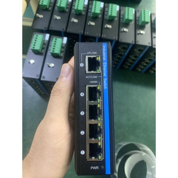 5-портный коммутатор промышленной сети Гигабит CE E-Mark Certified Unmanaged DIN Mounted