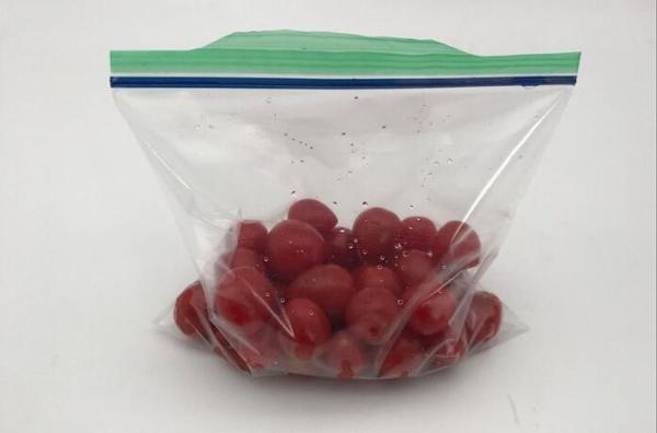 Double zip seal packaging bag, Double sealed food storage custom printed plastic zip lock bag, Moisture Proof plastic go