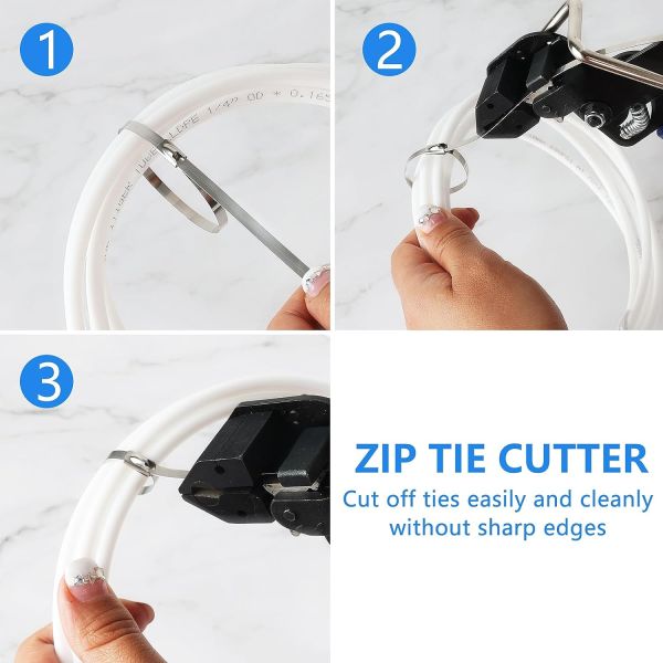 Easy Operation Cable Tie Gun Cutting Tools Professional Convenient