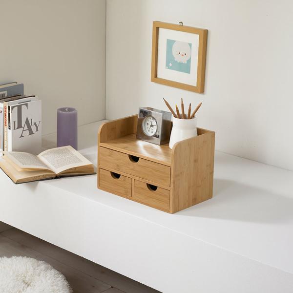 bamboo makeup organizer