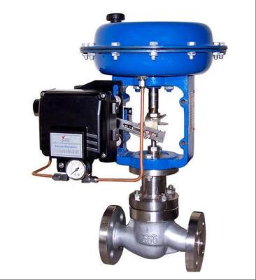 Valve de commande à globe à diaphragme pneumatique thermiquement isolé à 2 voies pour réguler les liquides cryogéniques