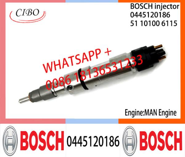 BOSCH 0445120186 51101006115 Neutral Fuel Injector Assembly 0445120186 51101006115 For MAN VW