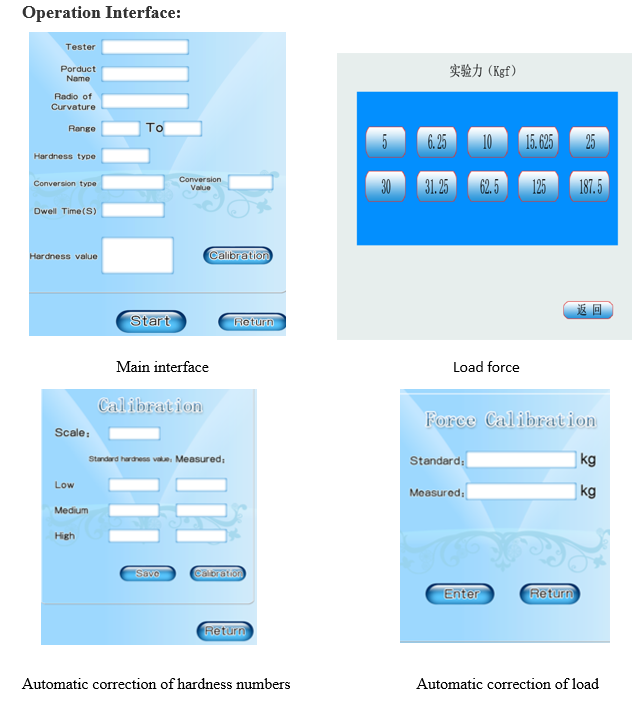 Electric Loading Touch Screen Brinell Hardness Tester Close Circuit Control System Portable