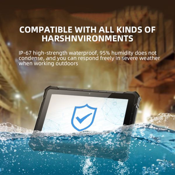Android RK3399 прочный сенсорный экран Планшет 10,1 дюйма IPS HD дисплей