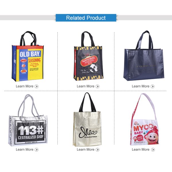 Non-Woven Fabric Bag with Round Corner and Custom Logo Printing
