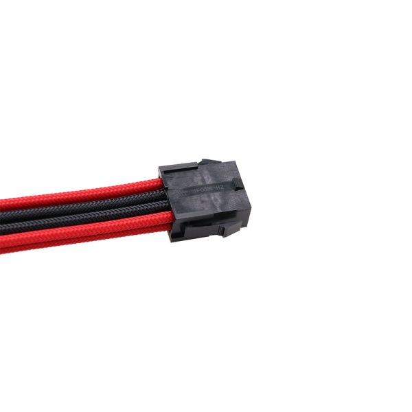 customized Braided Sleeved Extension cable PCIE Power Supply Extension Cable 300mm