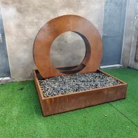 Comercial Customizable Corten aço jardim Características de água Resistência a intempéries