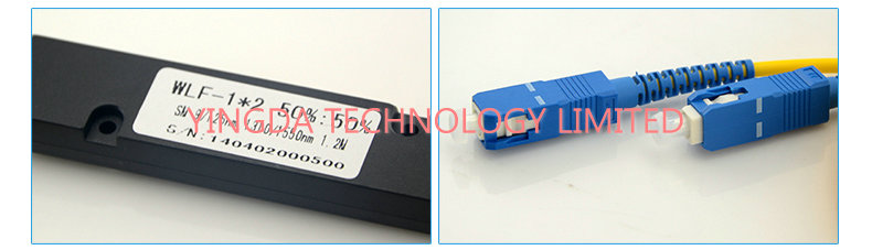 Компактный модуль кассеты Splitter 1x2 PLC оптического волокна, сплавленная сваривая муфта FTB