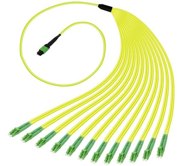 8-24core Fiber Optic Breakout Cable MTP MPO Patch Cord MPO/APC LC/APC G657A1
