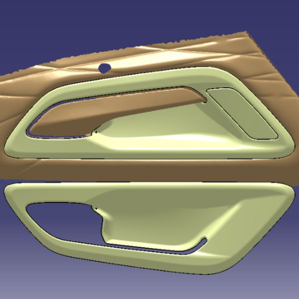 Toyota Alphard Vellfire's Interior with Interior Decorative Stickers