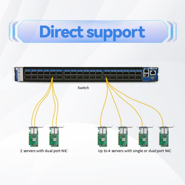00Gb/S a 2x100Gb/S Mellanox AOC IB HDR QSFP56 a 2 MFS1S50-H005E MFS1S50-H010E MFS1S50-H015V