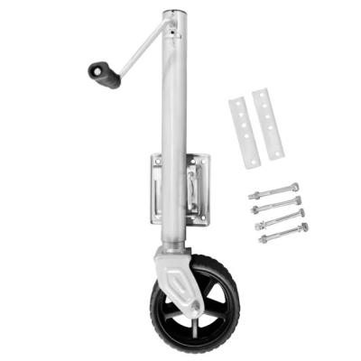 1500LBS Lift Bolt Thru Marine Swivel Trailer Jack With 4X8 Wheels