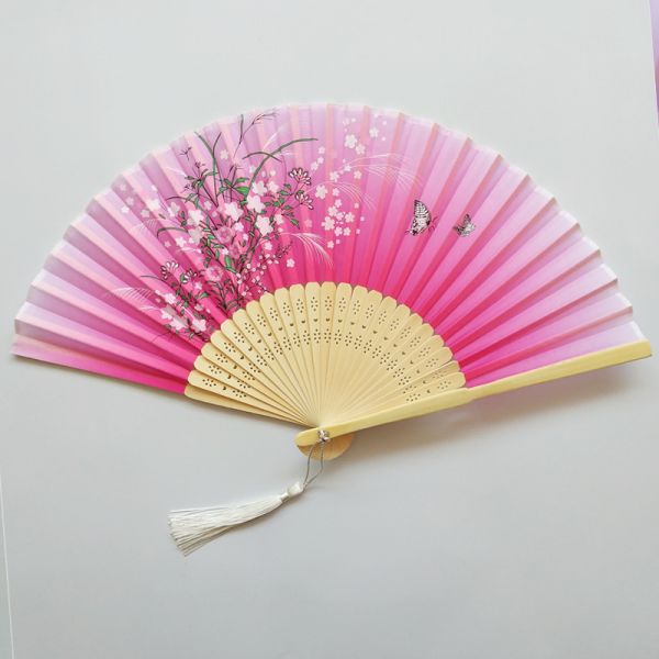 [I AM YOUR FANS] Japanese Bamboo Fans Wholesale Bamboo Folding Fan for Wedding